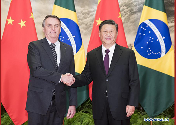 Chinese, Brazilian Presidents Hold Talks